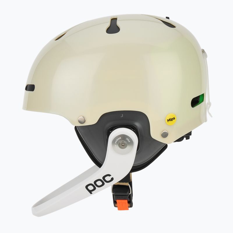 POC Artic SL MIPS ski helmet raw white 3