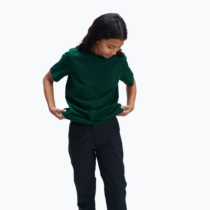 Children's POC Tee zink pargasite green T-shirt 3