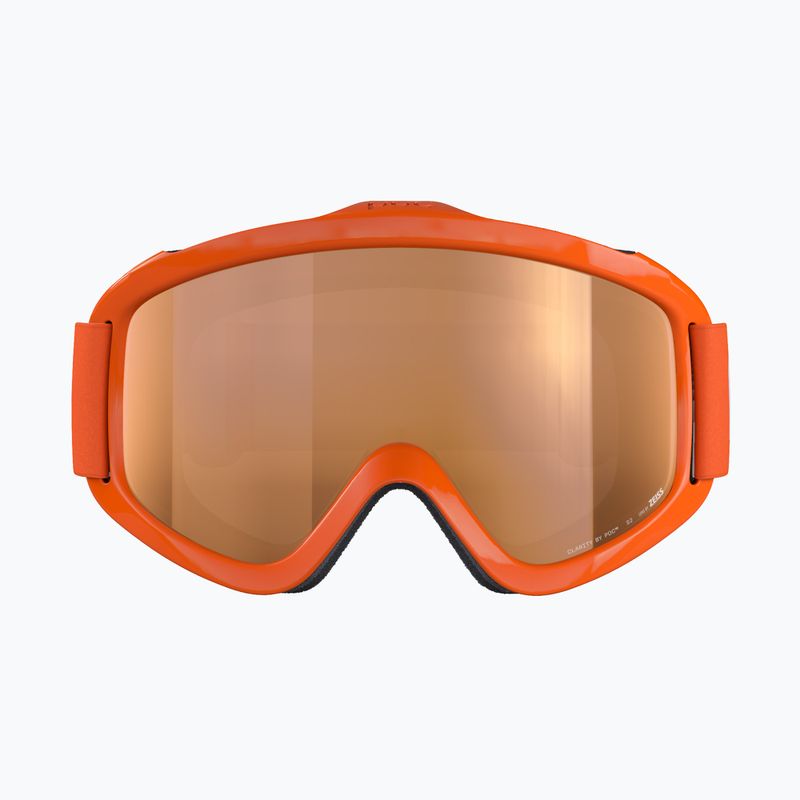 POC POCito Iris fluorescent orange/partly sunny light orange children's ski goggles 2