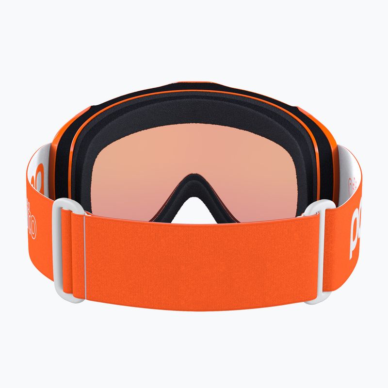 POC POCito Iris fluorescent orange/partly sunny light orange children's ski goggles 4