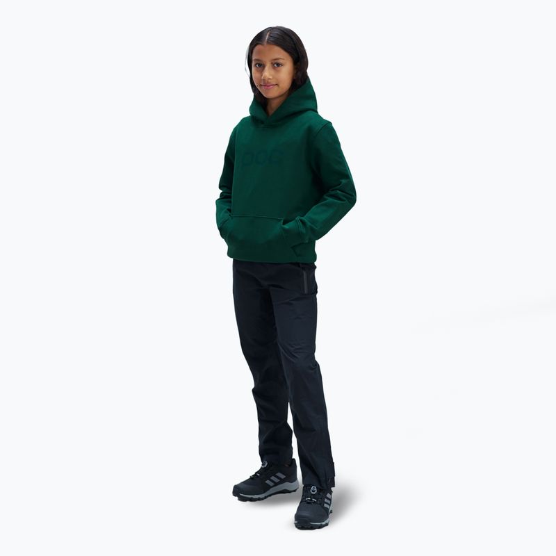 POC children's hoodie pargasite green 2