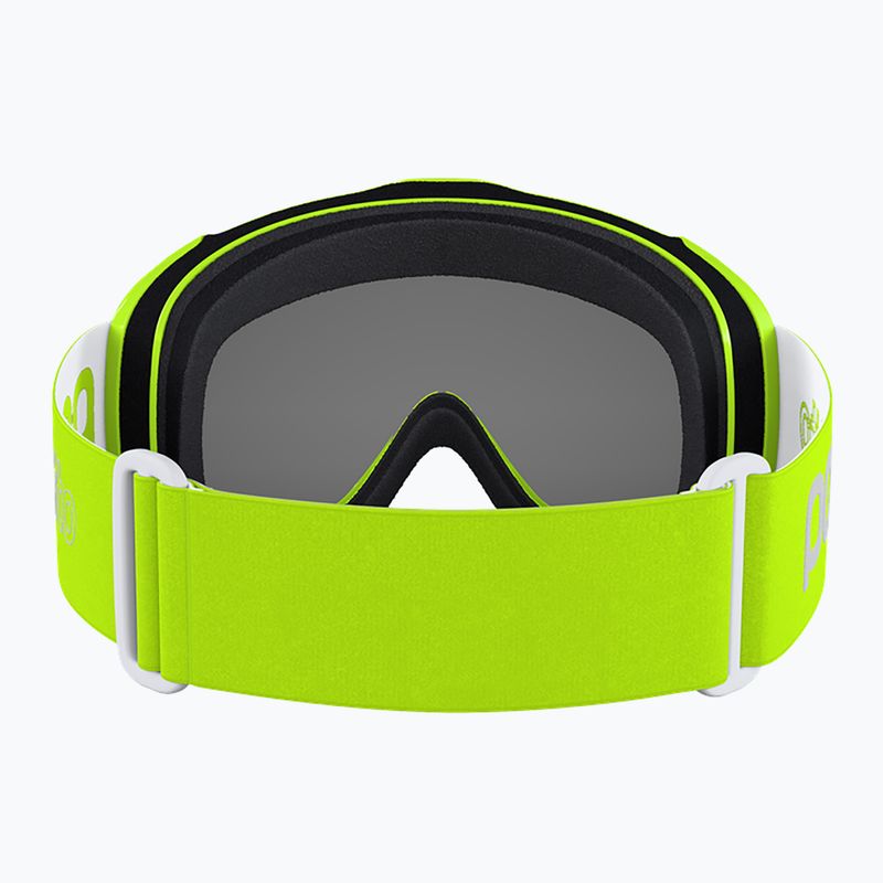 POC POCito Iris fluorescent yellow/green/partly sunny silver children's ski goggles 4