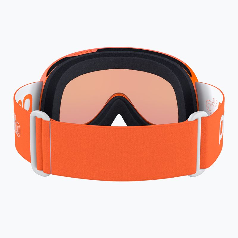 Children's ski goggles POC POCito Retina Jr S2 fluorescent orange/partly sunny light orange 4