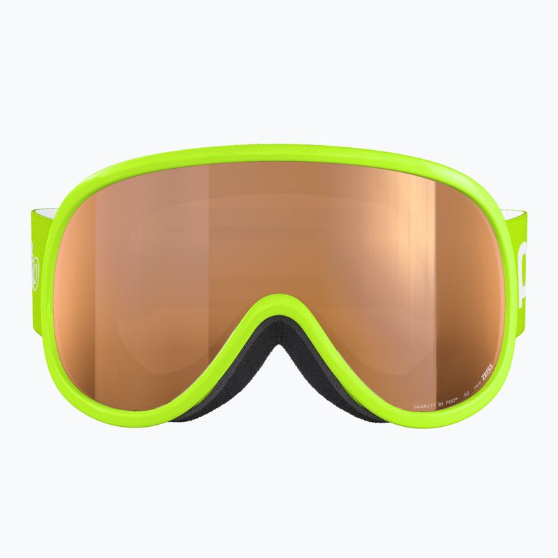 Children's ski goggles POC POCito Retina Jr S2 fluorescent yellow/green/partly sunny light orange 3