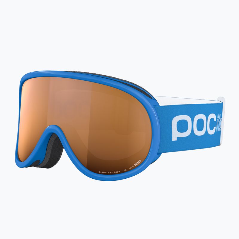 Children's ski goggles POC POCito Retina Jr S2 fluorescent blue/partly sunny light orange 2