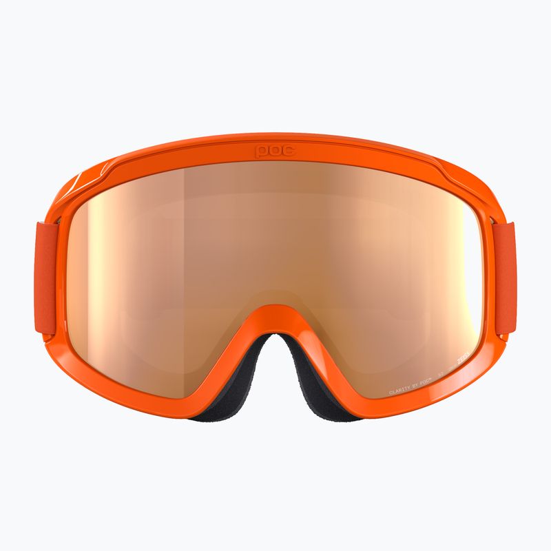 POC POCito Opsin fluorescent orange/partly sunny light orange children's ski goggles 2