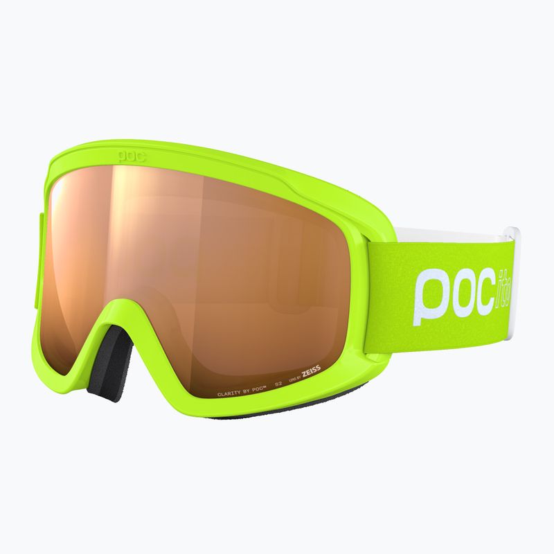 POC POCito Opsin fluorescent yellow/green/partly sunny light orange children's ski goggles 4