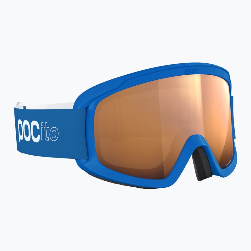 POC POCito Opsin fluorescent blue/partly sunny light orange children's ski goggles