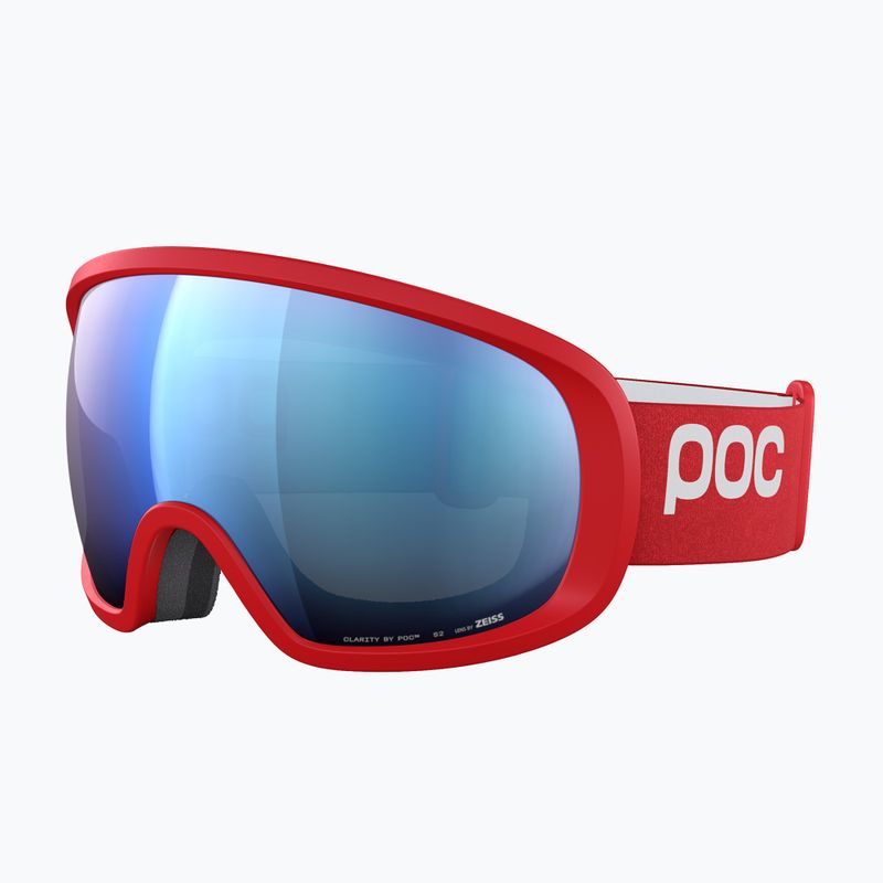 POC Fovea prismane red/partly sunny blue ski goggles 3