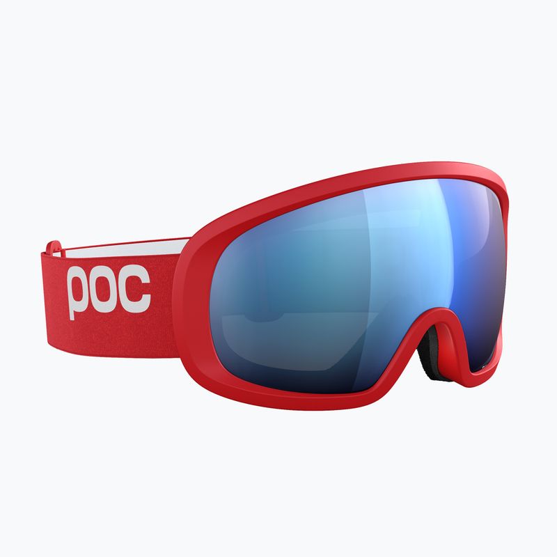 POC Fovea Mid prismane red/partly sunny blue ski goggles