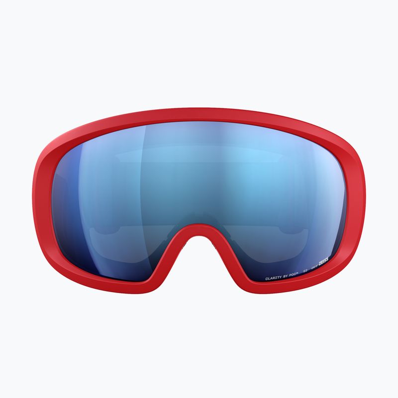 POC Fovea Mid prismane red/partly sunny blue ski goggles 2