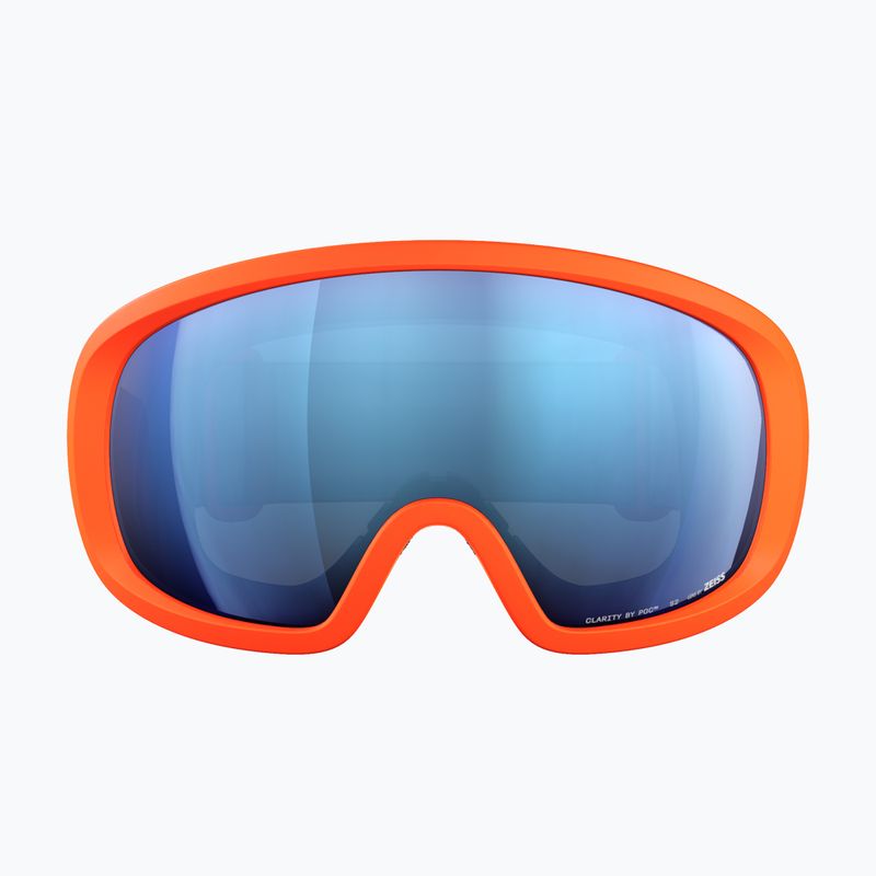POC Fovea Mid ski goggles zink orange/partly sunny blue 2