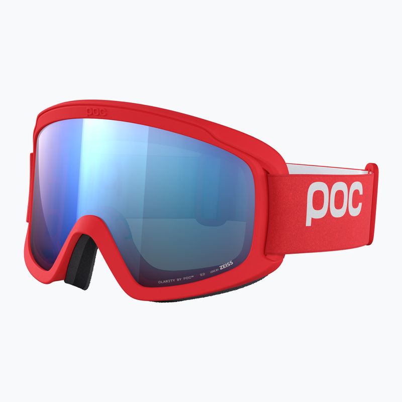 POC Opsin prismane red/partly sunny blue ski goggles 4