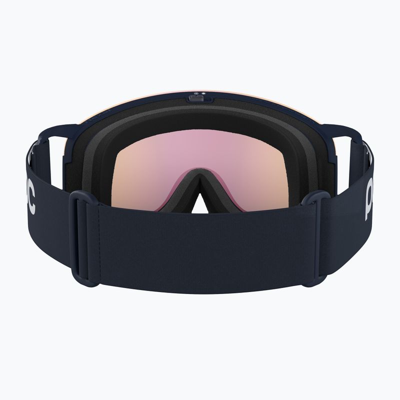 POC Nexal apatite navy/partly sunny orange ski goggles 4