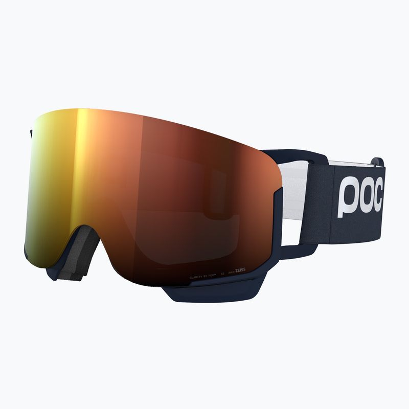 POC Nexal Mid apatite navy/partly sunny orange ski goggles 4