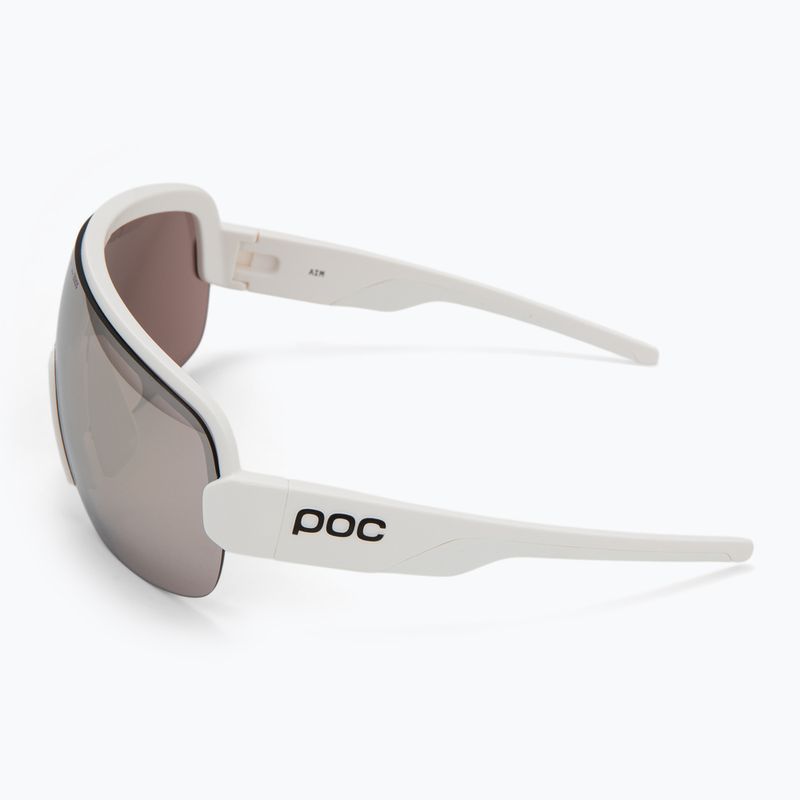 POC Aim hydrogen white/clarity road/sunny silver sunglasses 4