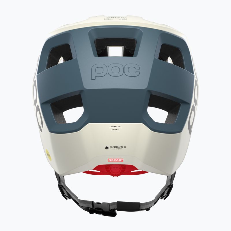 POC Kortal Race MIPS bicycle helmet selentine off-white/calcite blue matt 6