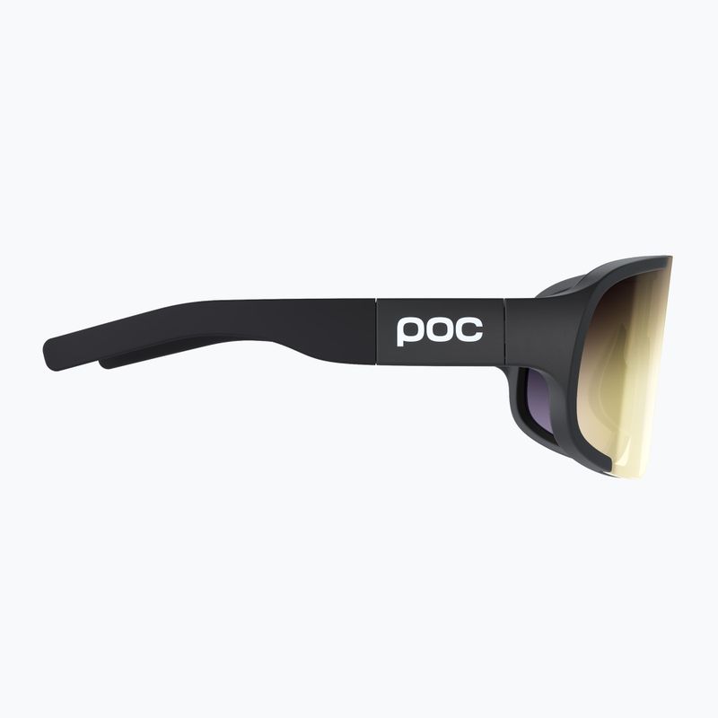 POC Aspire uranium black/clarity road/partly sunny gold sunglasses 4