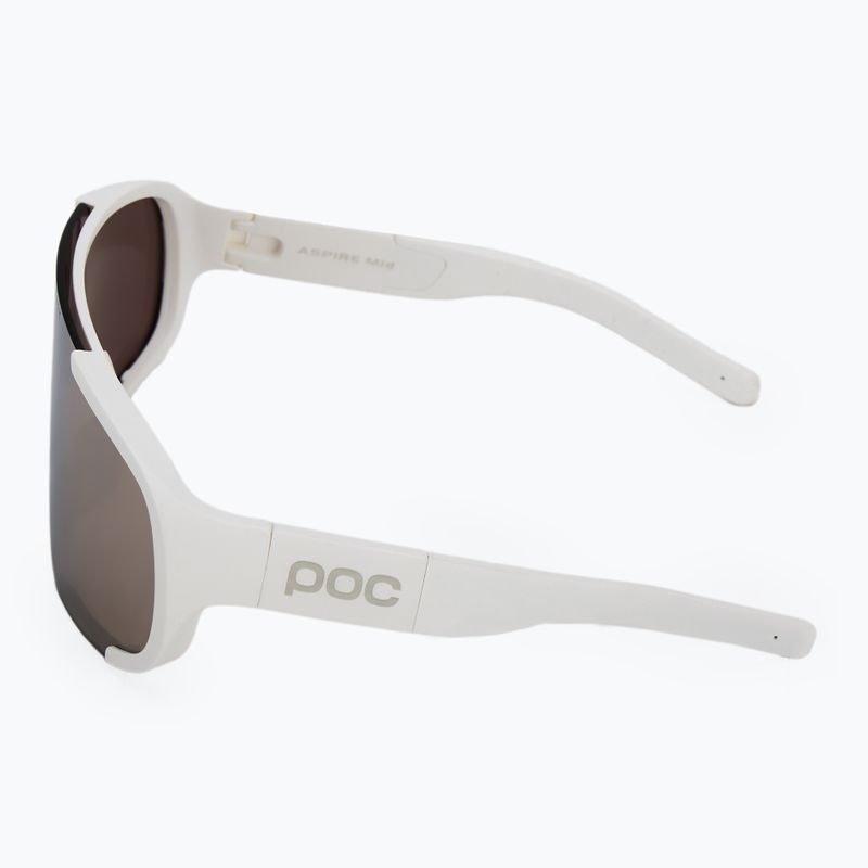 POC Aspire Mid hydrogen white/clarity road/sunny silver sunglasses 4