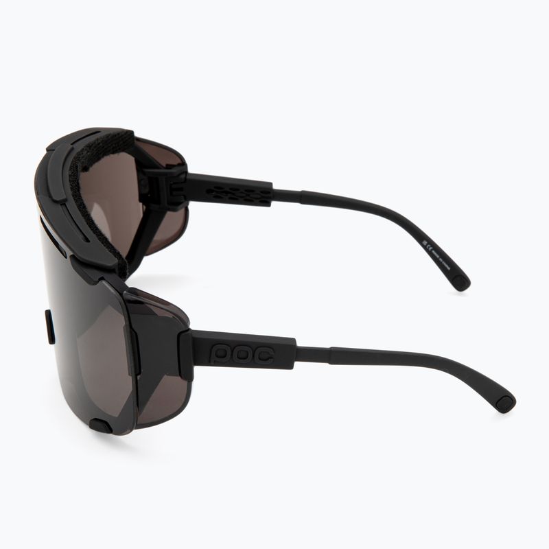 POC Devour Glacial uranium black/clarity universal/sunny grey sunglasses 5