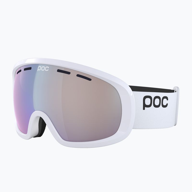 Ski goggles POC Fovea Mid Photochromic uranium white/light pink/sky blue 2