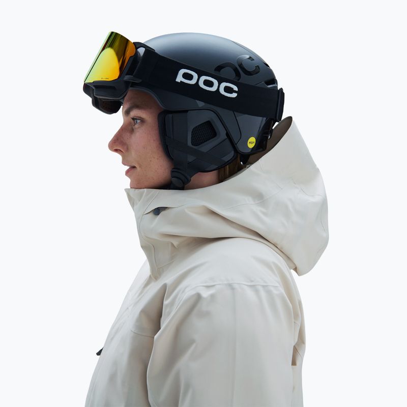 Ski goggles POC Nexal uranium black/partly sunny orange 6