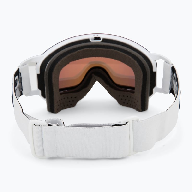 POC Nexal hydrogen white/partly sunny orange ski goggles 4