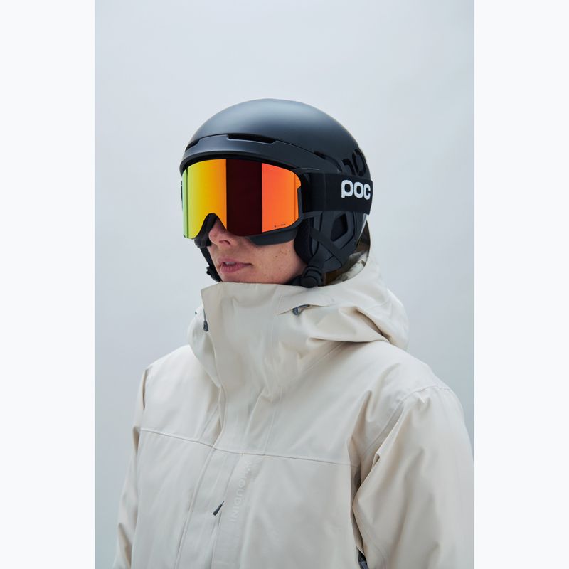 Ski goggles POC Nexal Mid uranium black/partly sunny orange 5
