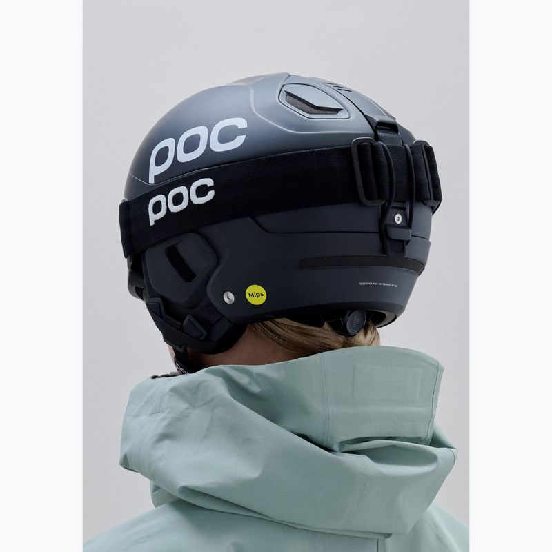 Ski goggles POC Nexal Mid uranium black/partly sunny orange 7