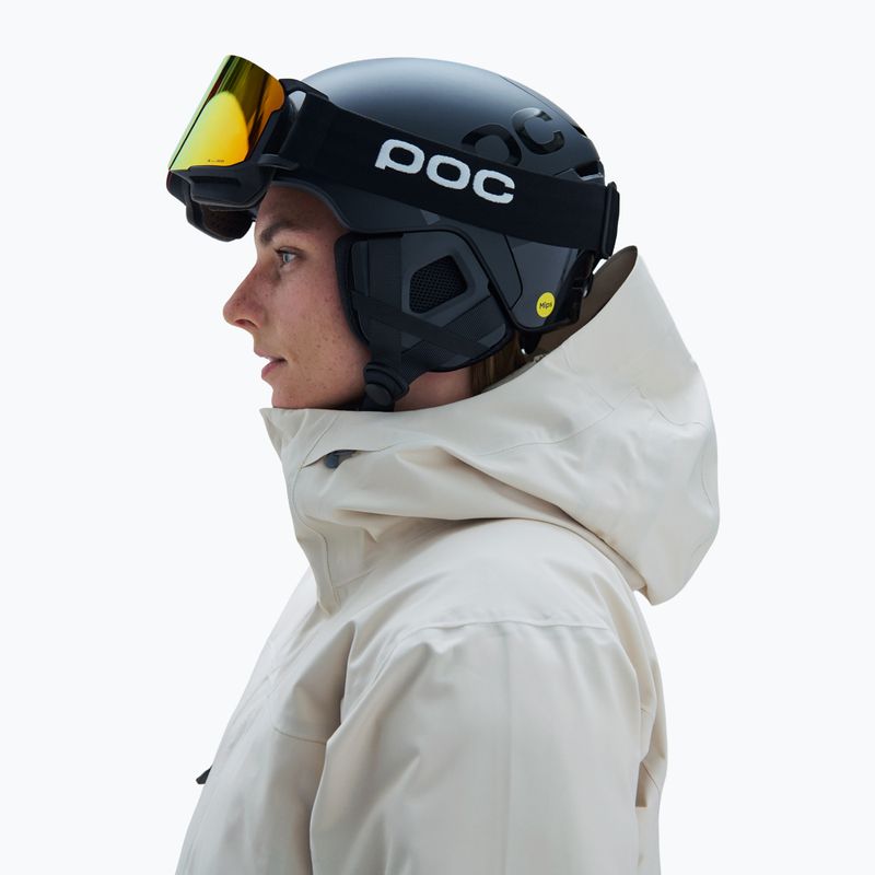 Ski goggles POC Nexal Mid uranium black/partly sunny orange 8