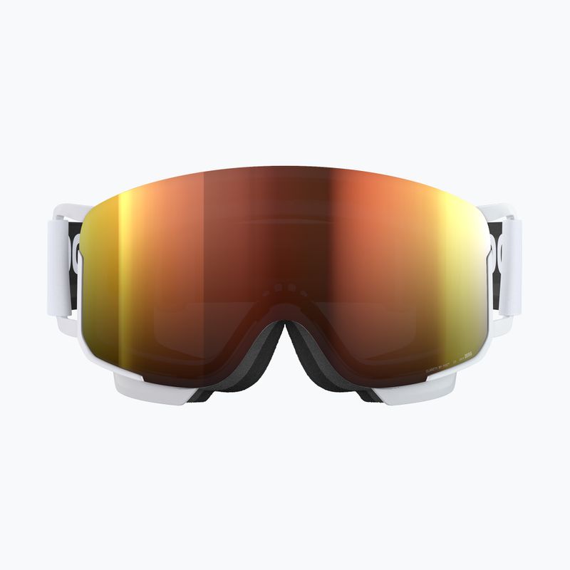 POC Nexal Mid hydrogen white/partly sunny orange ski goggles 2