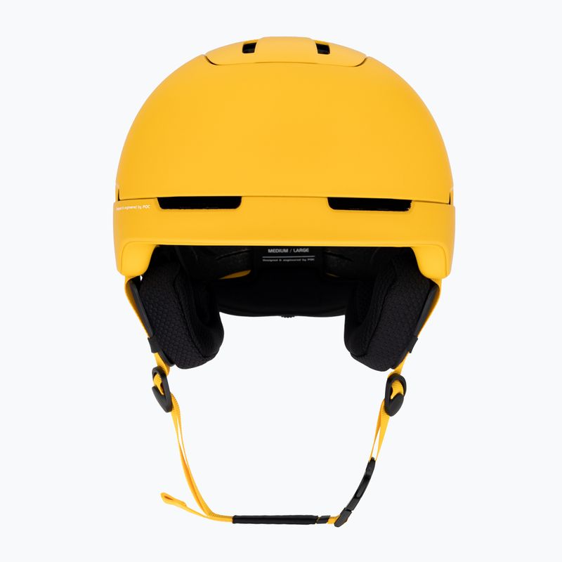 Ski helmet POC Obex MIPS sulphite yellow matt 2