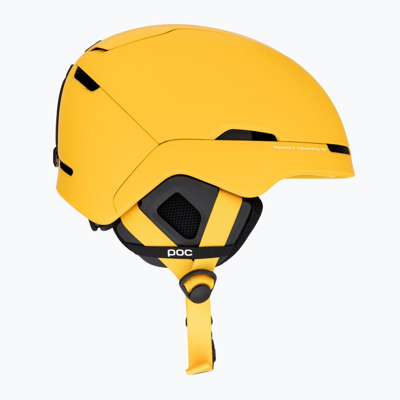 Ski helmet POC Obex MIPS sulphite yellow matt 4