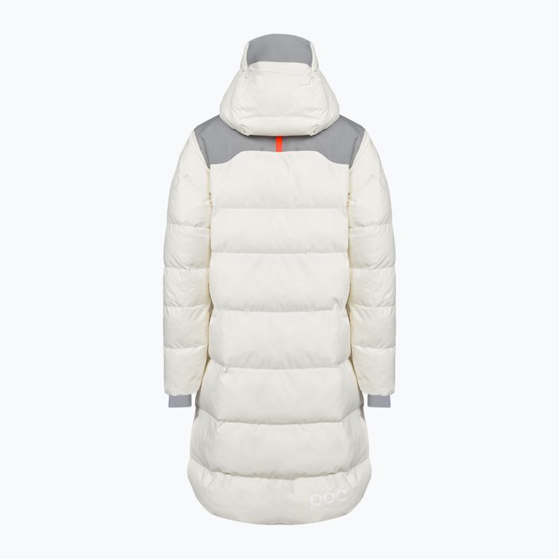 Women's down jacket POC Loft Parka selentine off white 2