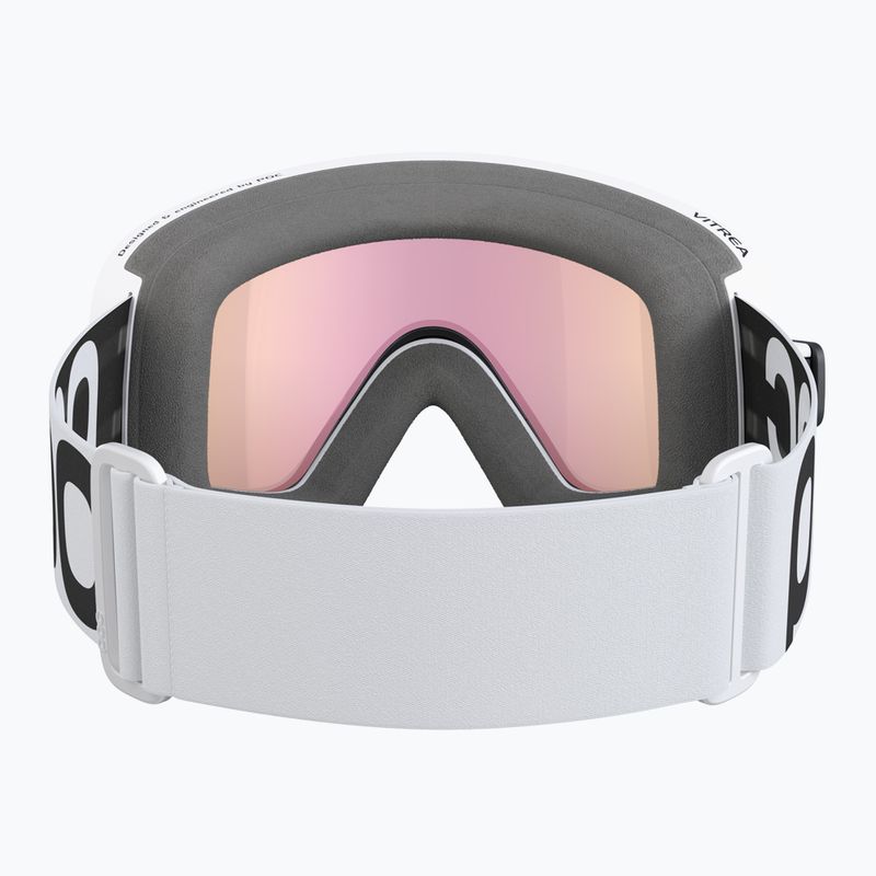 POC Vitrea hydrogen white/partly sunny orange ski goggles 3