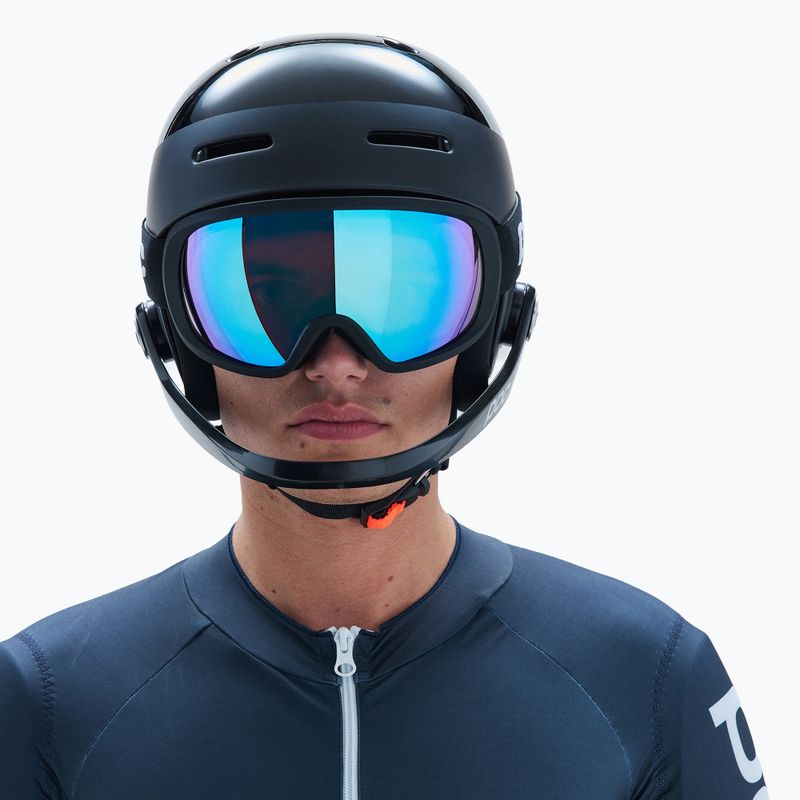 Ski goggles POC Fovea uranium black/partly sunny blue 6