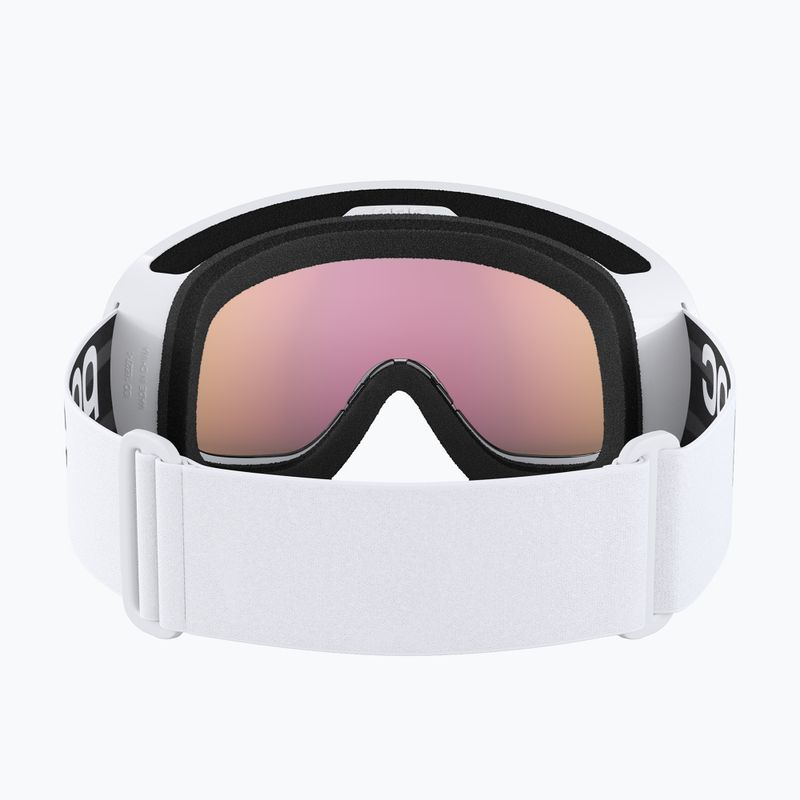 POC Fovea Mid hydrogen white/partly sunny orange ski goggles 4