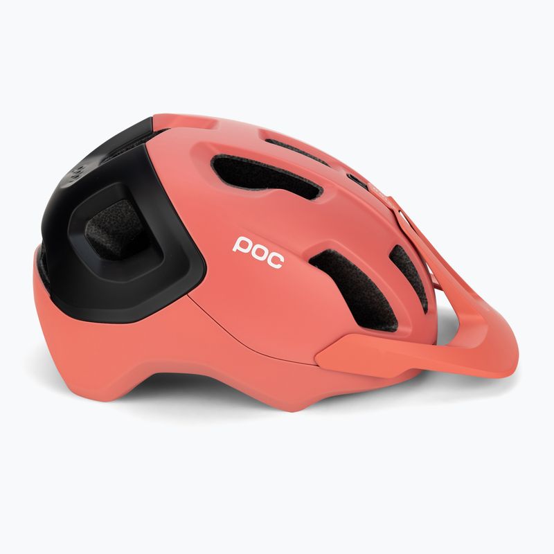 Bicycle helmet POC Axion Race MIPS ammolite coral/uranium black matt 3