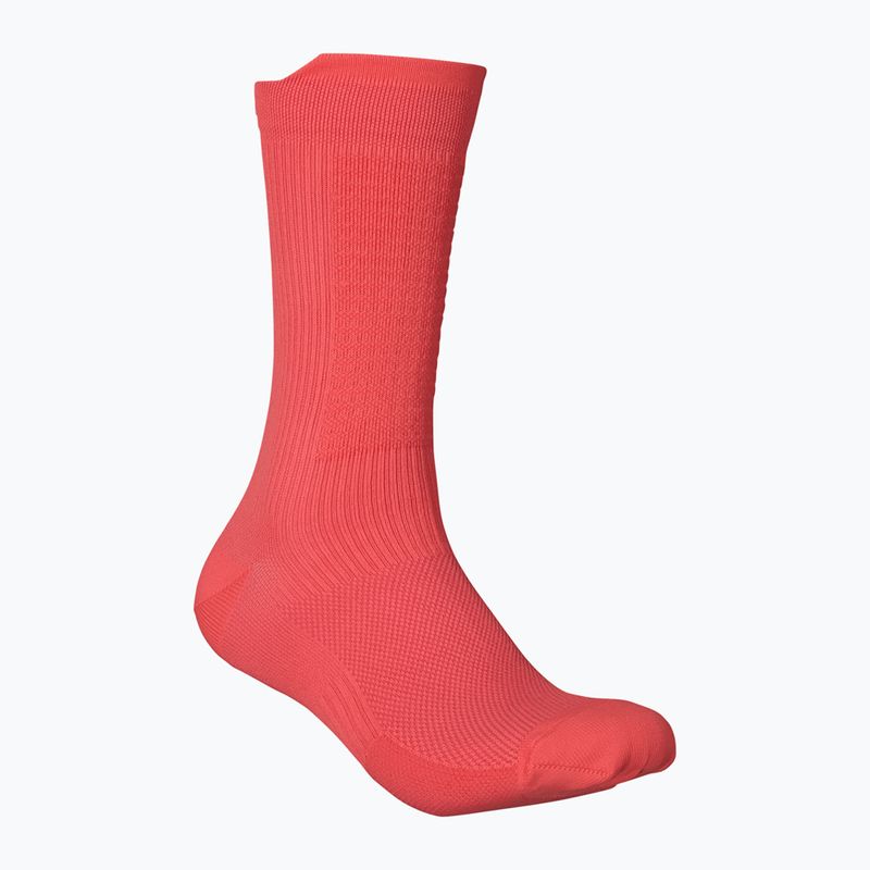 Cycling socks POC Lithe MTB Mid ammolite coral 4