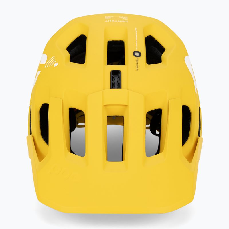 Bicycle helmet POC Kortal Race MIPS aventurine yellow matt 2