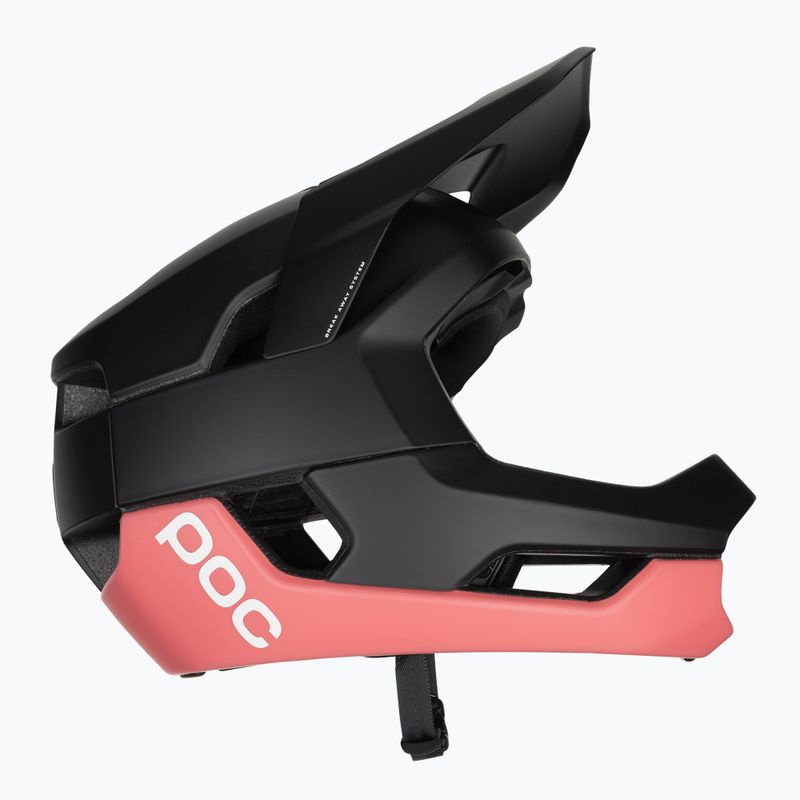 POC Otocon bike helmet uranium black/ammolite coral matt 4
