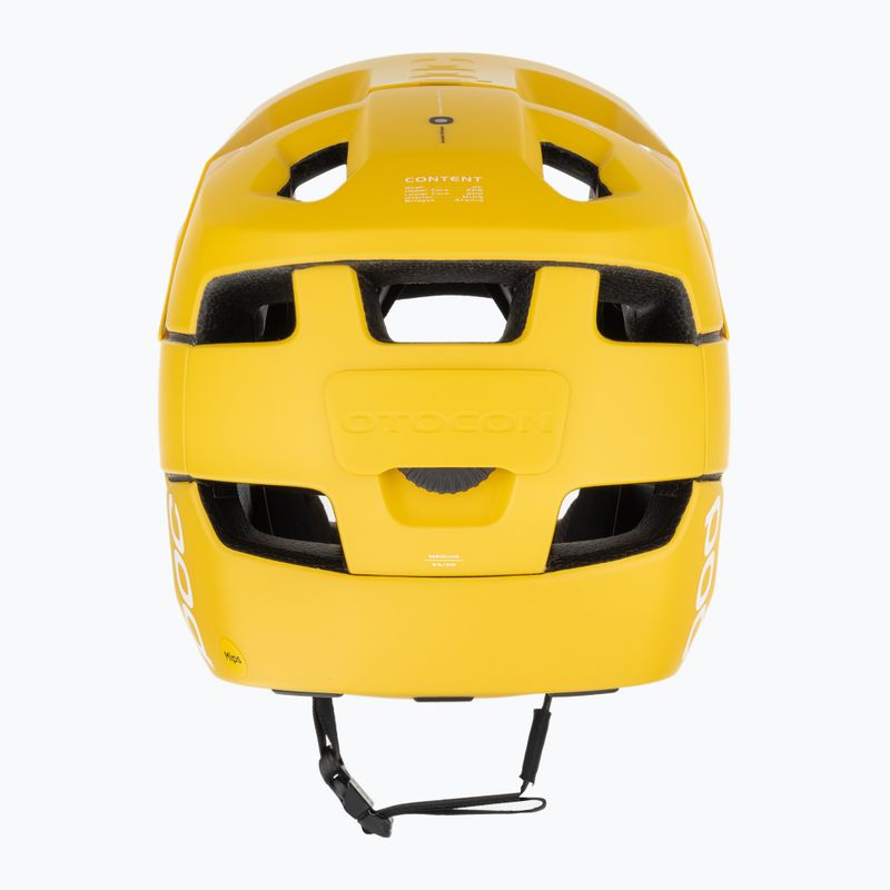 Bicycle helmet POC Otocon Race MIPS aventurine yellow matt 3