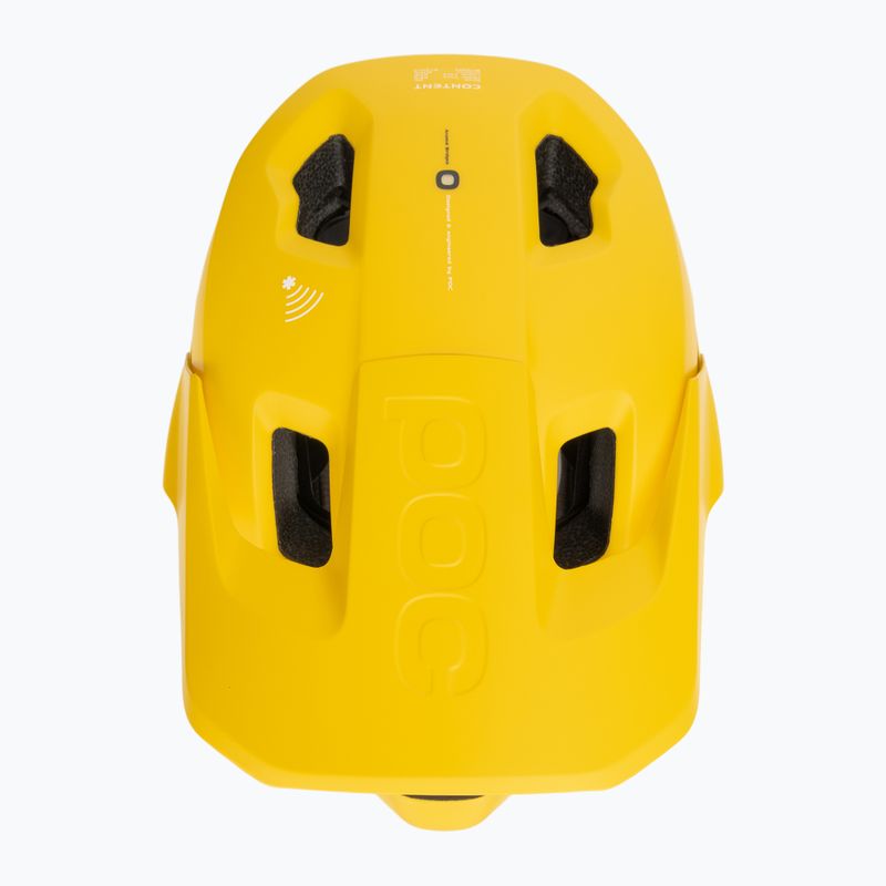 Bicycle helmet POC Otocon Race MIPS aventurine yellow matt 7