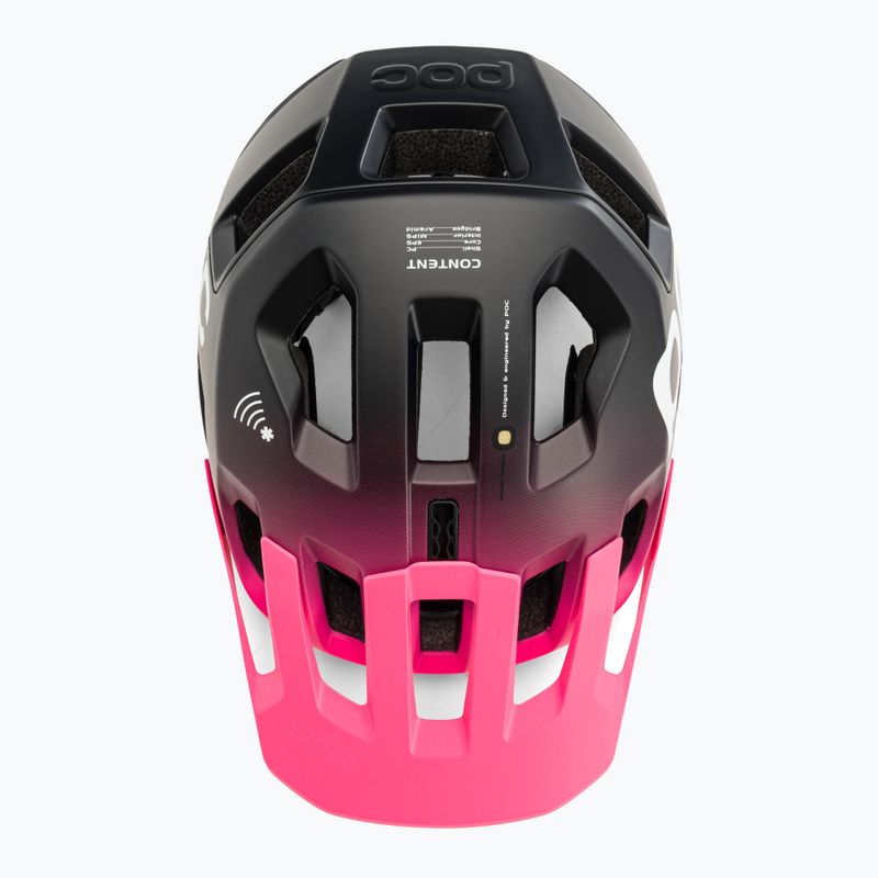 POC Kortal Race MIPS fluorescent pink/uranium black matt bike helmet 6