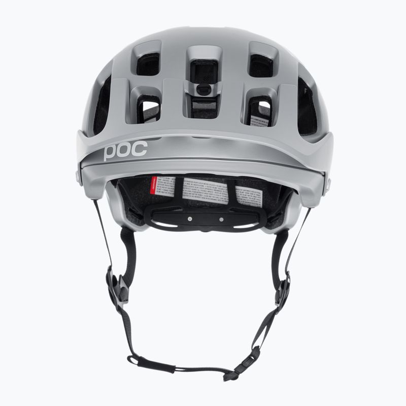 MTB bike helmet POC Tectal Race MIPS argentite silver/uranium black matt 2