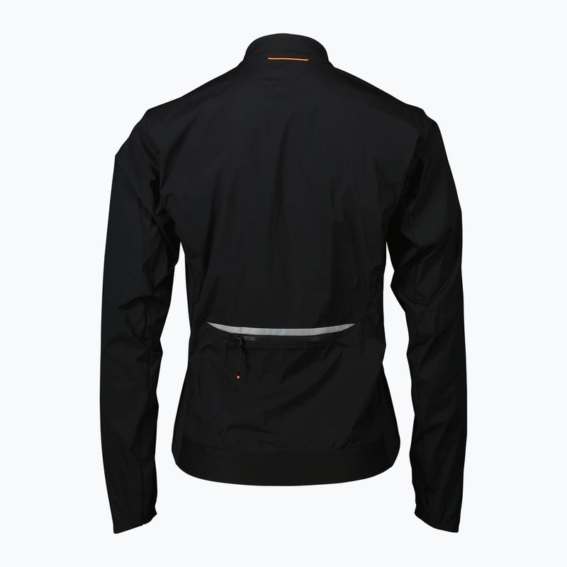 Women's cycling jacket POC Essential Splash uranium black 2
