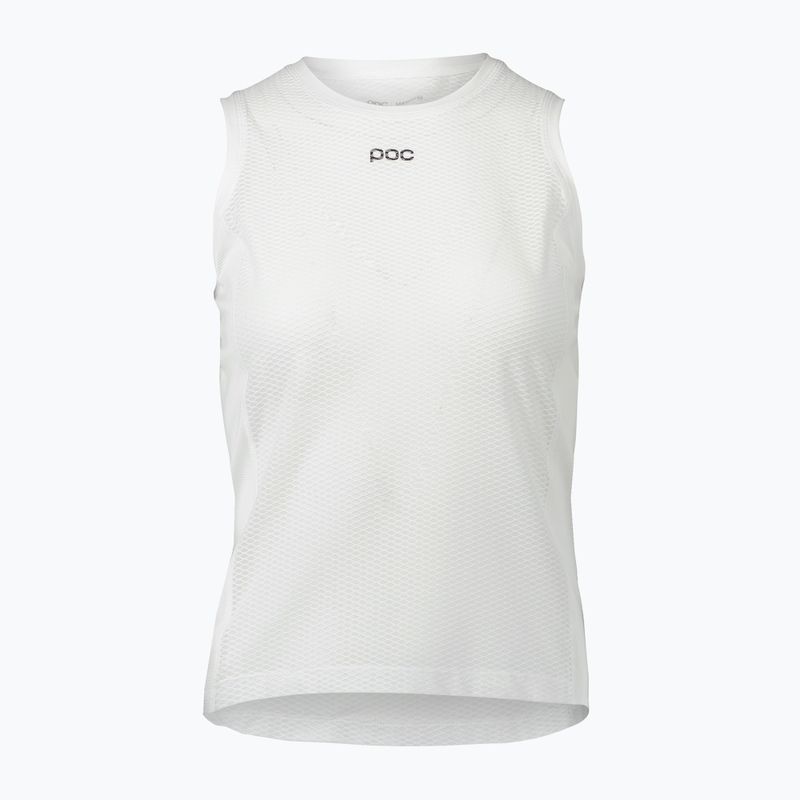 Women's cycling POC Essential Layer Vest hydrogen white