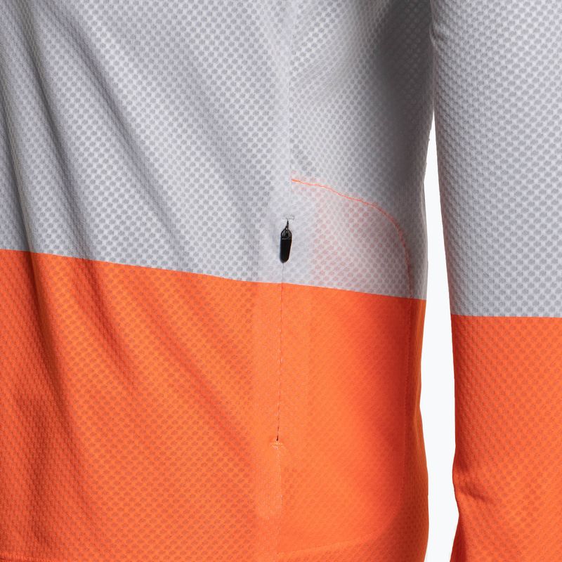 Men's cycling longsleeve POC MTB Pure granite grey/zink orange 7