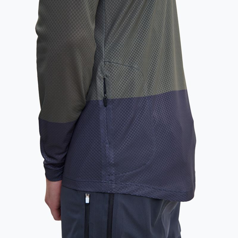 Men's cycling longsleeve POC MTB Pure epidote green/sylvanite grey 4