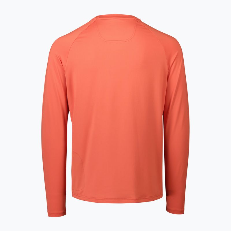 Men's cycling longsleeve POC Reform Enduro Jersey ammolite coral 2